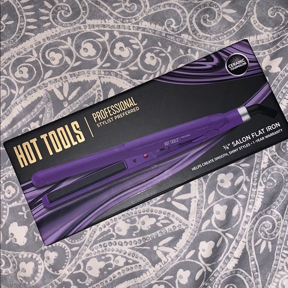 Hot Tools Accessories - NWOT Hot Tools 3/8” Ceramic Tourmaline Flat Iron
